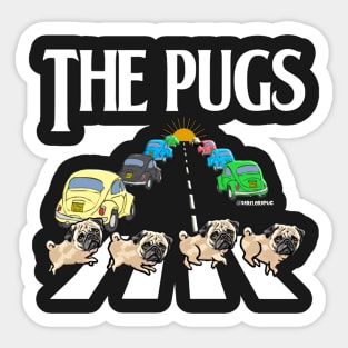 Abbey Pugs Sticker